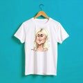 T-shirt met karikatuur Bente