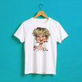 T-shirt met karikatuur Jacqueline Govaert