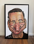 Karikatuur Robin Williams - canvas