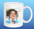 Mok met de karikatuur van Lynn (B&B Vol Liefde)